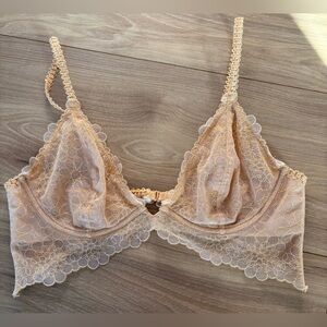 Free People Lucia Bralette in Wheat Sunset 34C